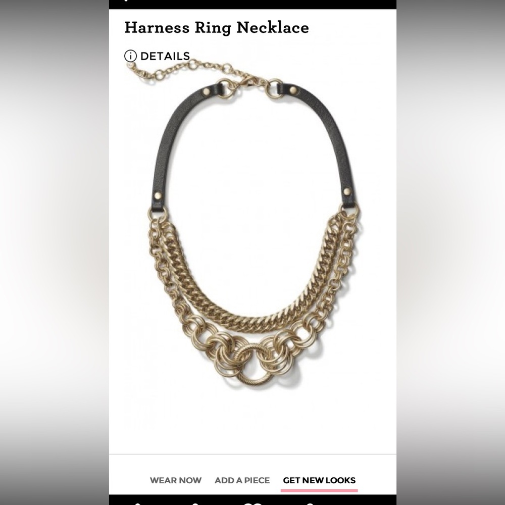Cabi Harness Ring Necklace